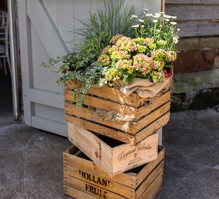 Wooden Palette Wedding Decor