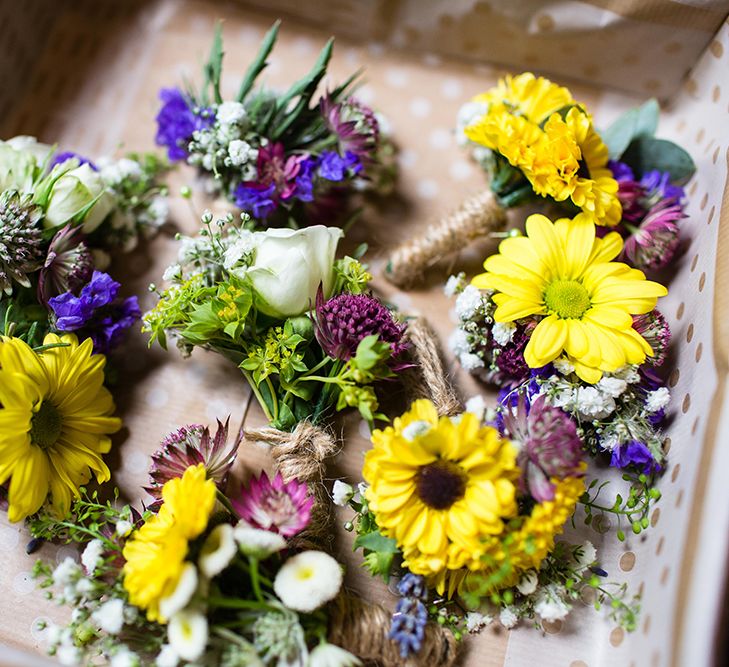 Wild Flower Buttonholes