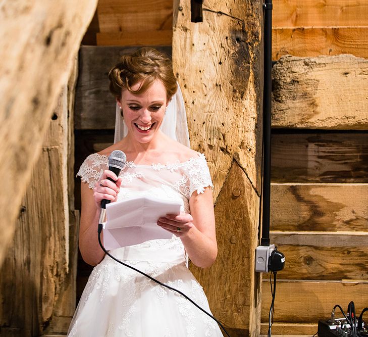 Bride Making A Speech