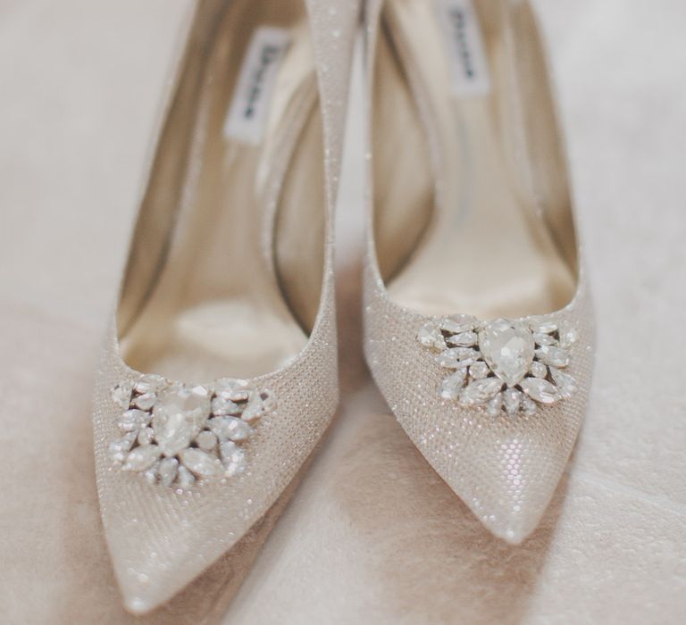 Dune Jewel Encrusted Bridal Shoes