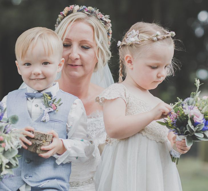 Bride & Flower Girl & Page Boy Children