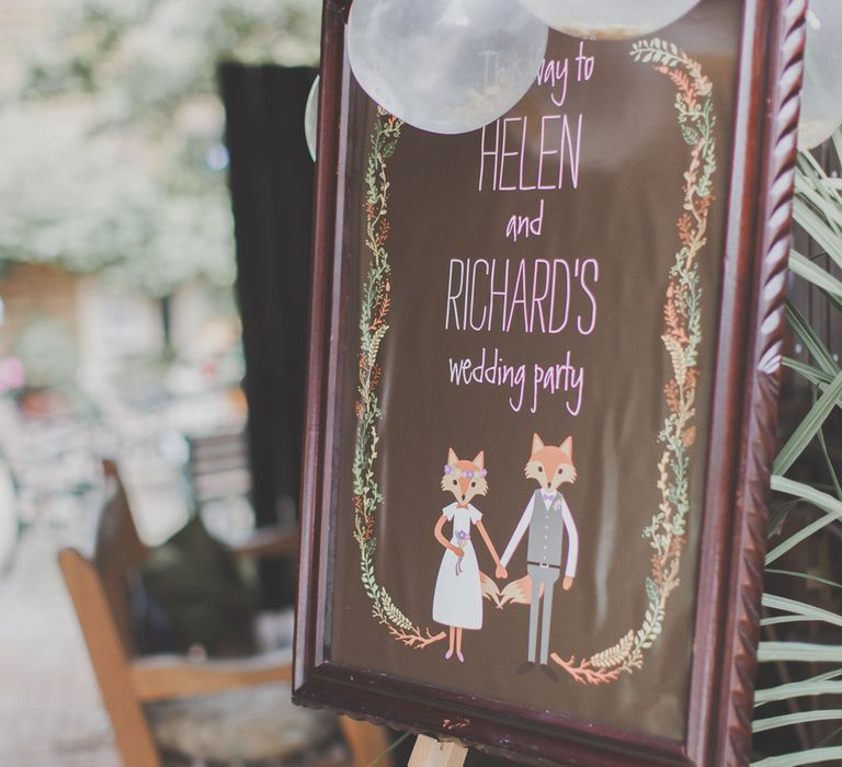 Wedding Stationery Sign