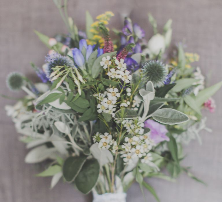 Rustic Wild Flower Wedding Bouquet