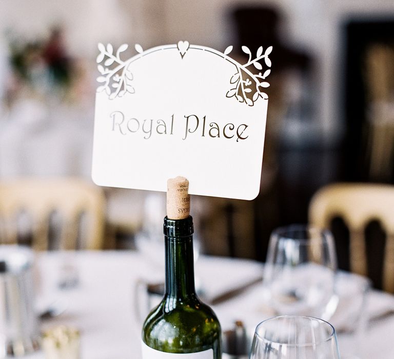 Laser Cut Table Name Wedding Stationery | Classic Wedding at Trafalgar Tavern, Greenwich, London | Ann-Kathrin Koch Photography