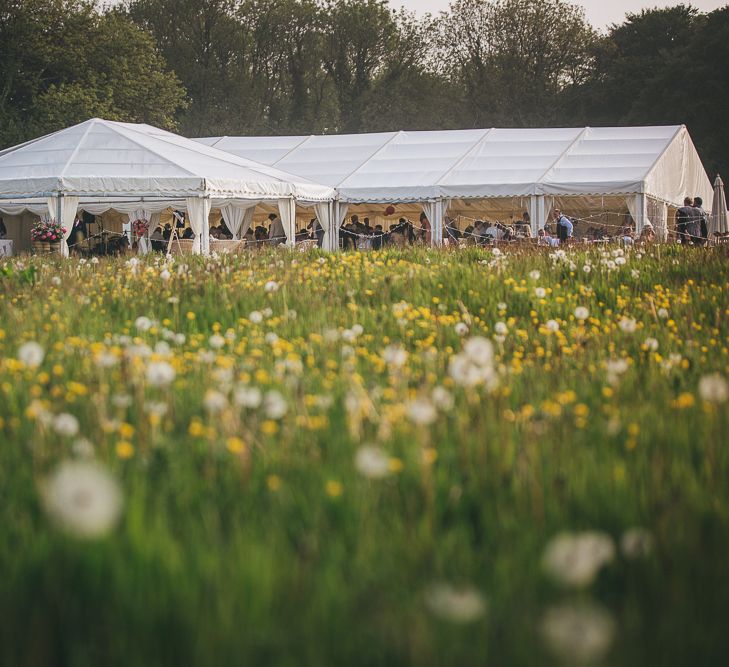 Marquee in a Devon Meadow