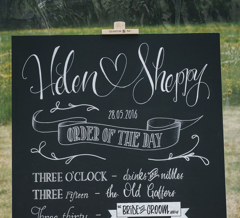 The Blackboard Guy Chalkboard Wedding Sign