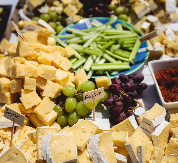 Cheese, Hams & Crackers For Wedding Food