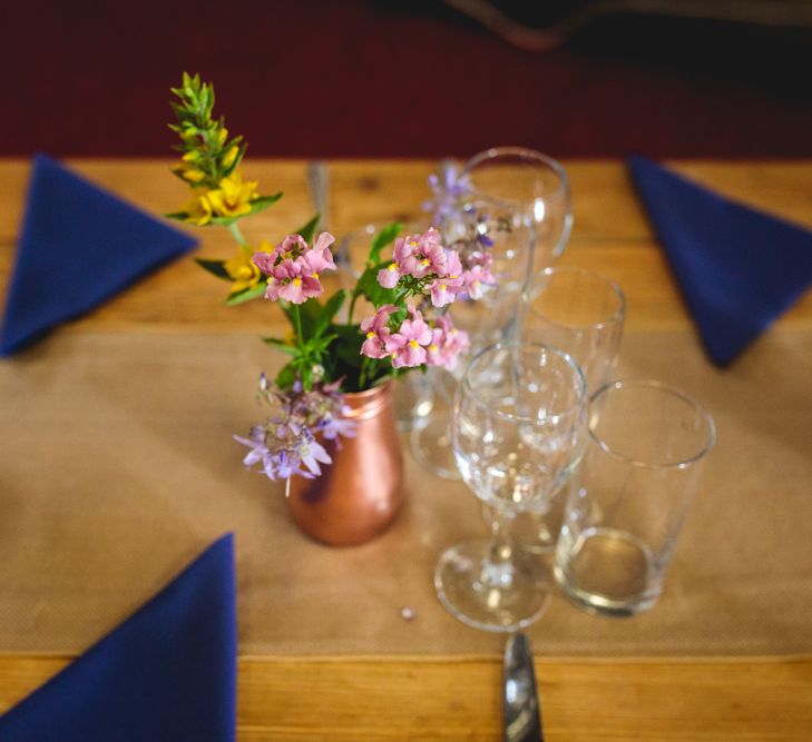 DIY Festival Wedding In Sheffield With Bride In Bespoke Blush Skirt & Sequinned Top With Garden Games & Images From Kate Jackson Photography