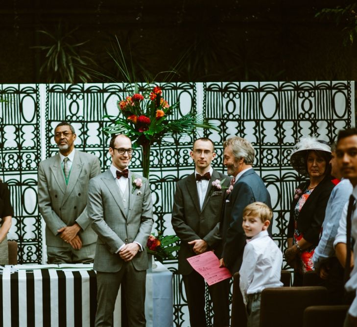 Groom at the Barbican Conservatory Altar