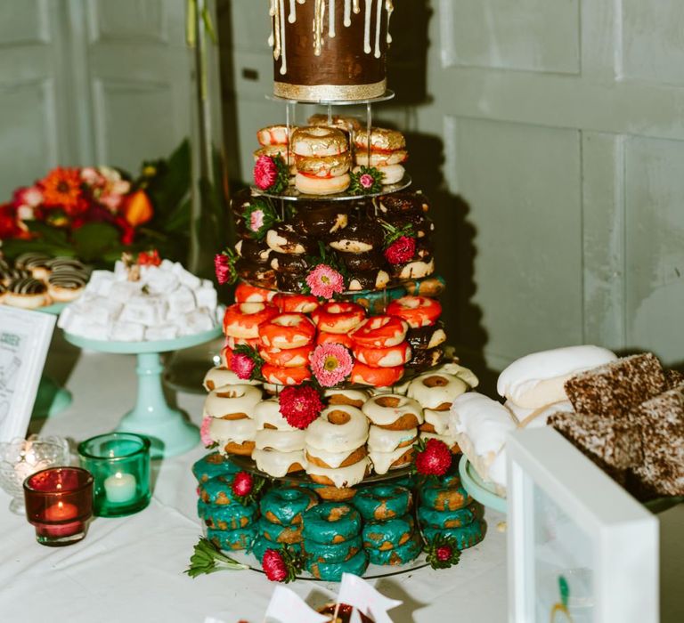 Donut Tower Wedding Cake