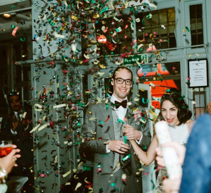 Bride & Groom at the Barbican Conservatory London