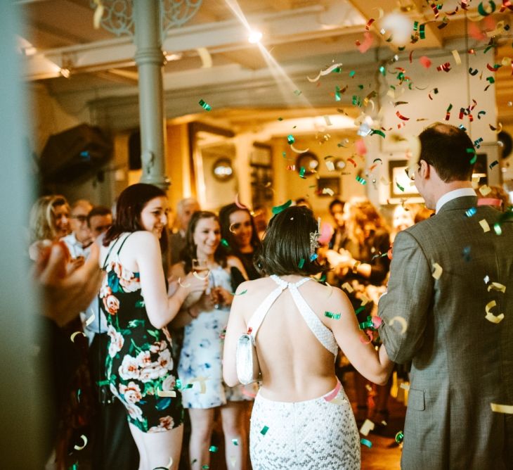 Bride & Groom at the Barbican Conservatory London