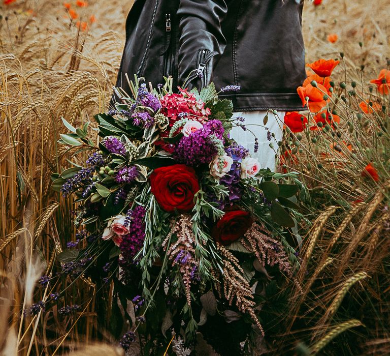 Bride In Poppy Field