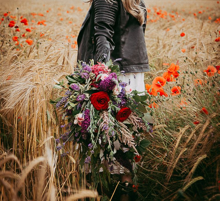 Bride In Leather Jacket