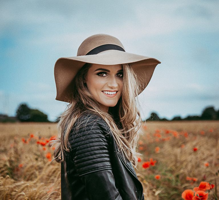 Bride In Leather Jacket