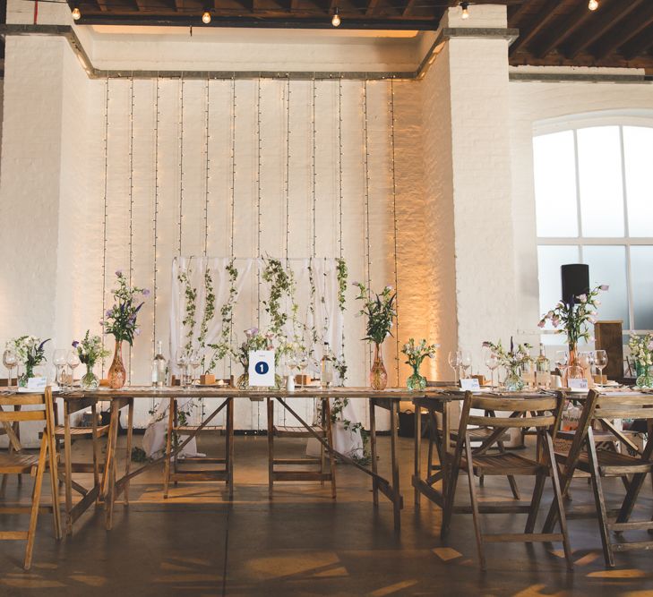 Fabulous London Riverside Venue Chainstore at Trinity Buoy Wharf. Watters Wedding Dress, Images by Kirsty Mackenzie Photography.