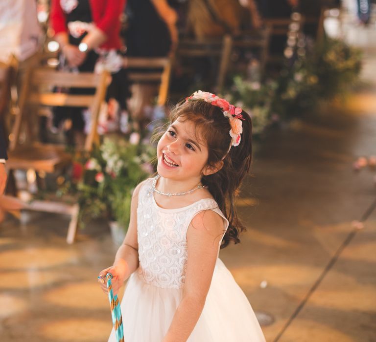 Fabulous London Riverside Venue Chainstore at Trinity Buoy Wharf. Watters Wedding Dress, Images by Kirsty Mackenzie Photography.