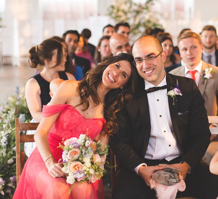 Fabulous London Riverside Venue Chainstore at Trinity Buoy Wharf. Watters Wedding Dress, Images by Kirsty Mackenzie Photography.