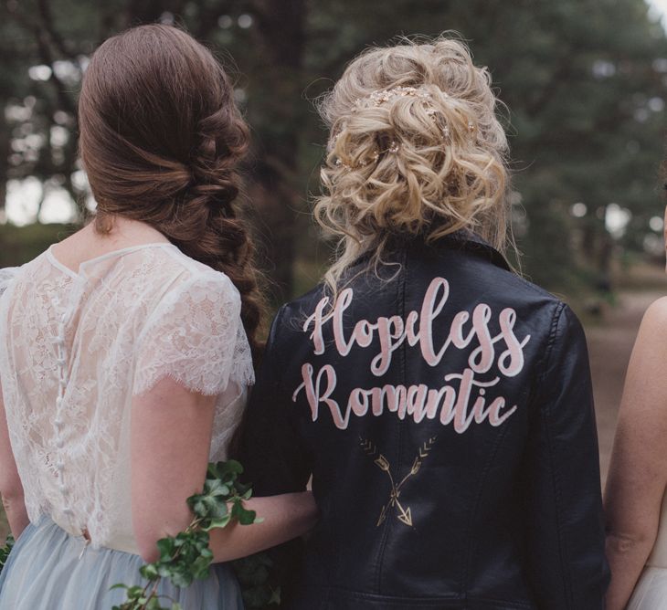 Bride In Leather Jacket