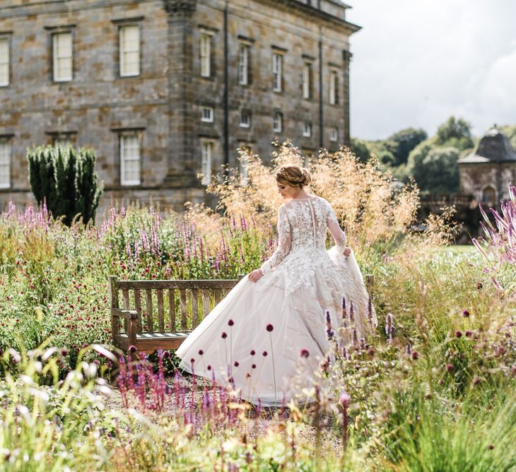 Rainy Tipi Wedding At The Coach House at Kinross House Scotland With Bride In Embellished Bespoke Dress And Images From Photos By Zoe