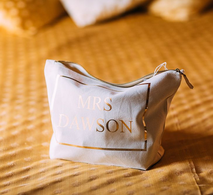 Rock On Ruby Makeup Bag | Destination Wedding at Casa Cornacchi in Italy | Albert Palmer Photography