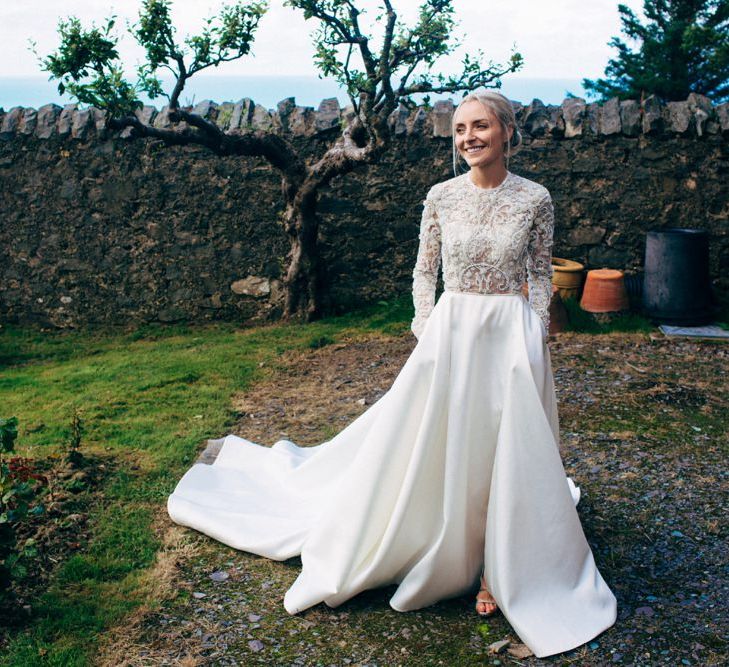 Bride in Emma Beaumont Wedding Dress