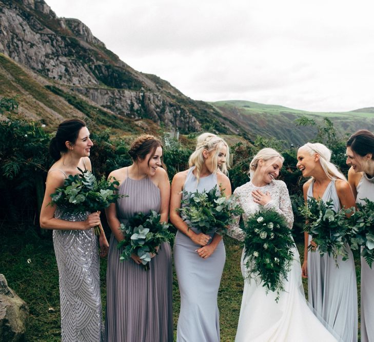 Green Foliage Wedding Bouquets