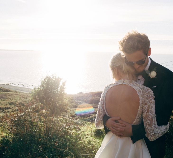 Bride & Groom Sunset Portrait