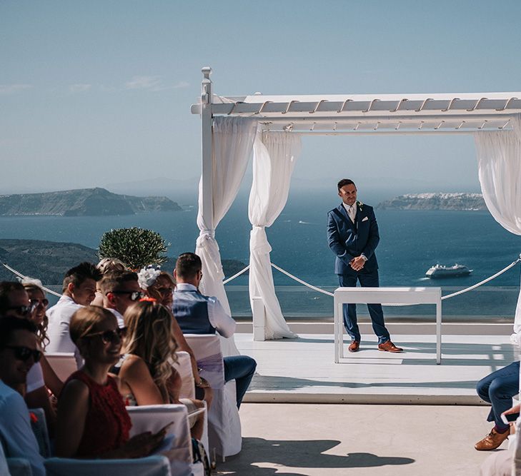 Aisle Overlooking The Sea