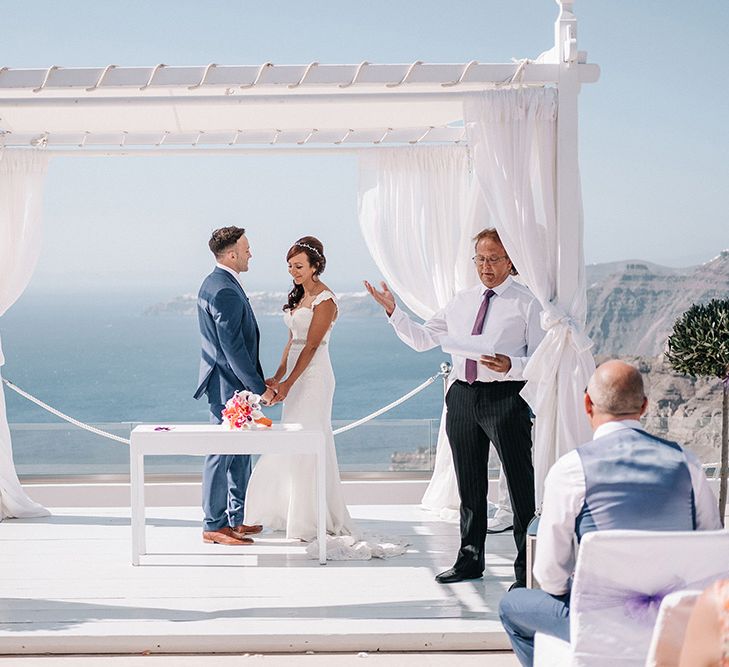 Aisle Overlooking The Sea