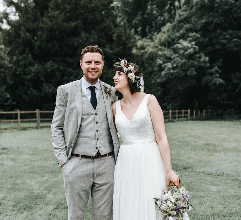 Hazel Gap Barn Wedding Mrs Umbels Flowers High Street Wedding Party Pear & Bear Photography