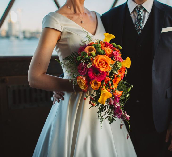 Bride & Groom 50s Inspired Wedding