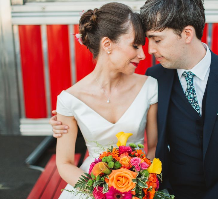 Bride & Groom 50s Inspired Wedding