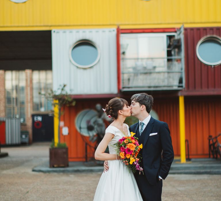 Bride & Groom 50s Inspired Wedding