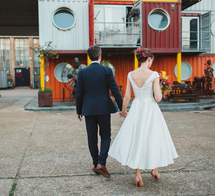 Bride & Groom 50s Inspired Wedding