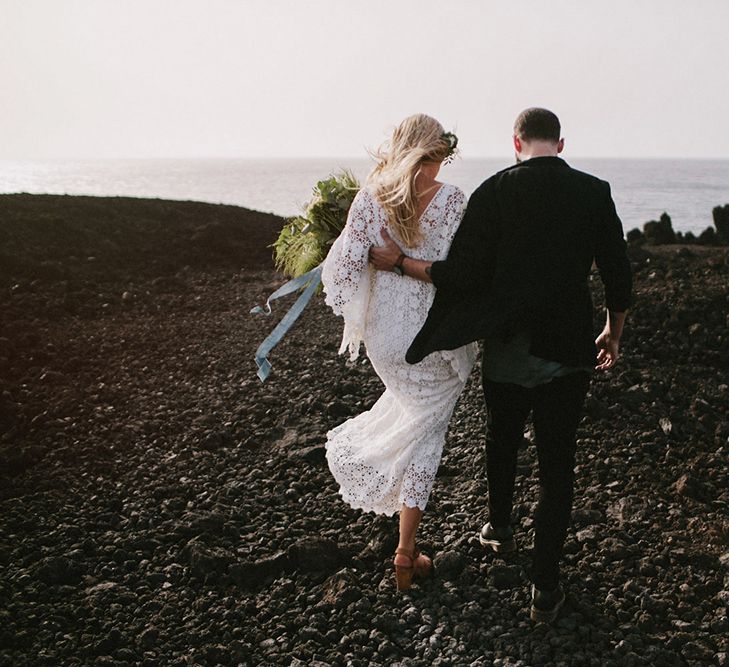 Lanzarote Elopement With Styling By Best Day Ever & Images From Marcos Sanchez