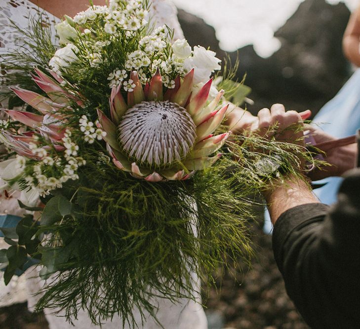 Lanzarote Elopement With Styling By Best Day Ever & Images From Marcos Sanchez