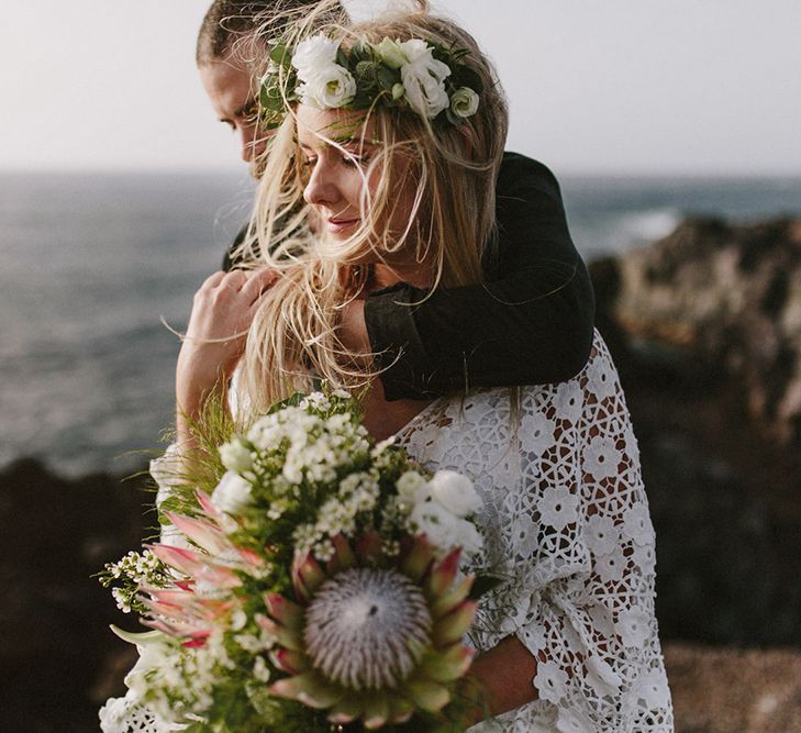 Lanzarote Elopement With Styling By Best Day Ever & Images From Marcos Sanchez