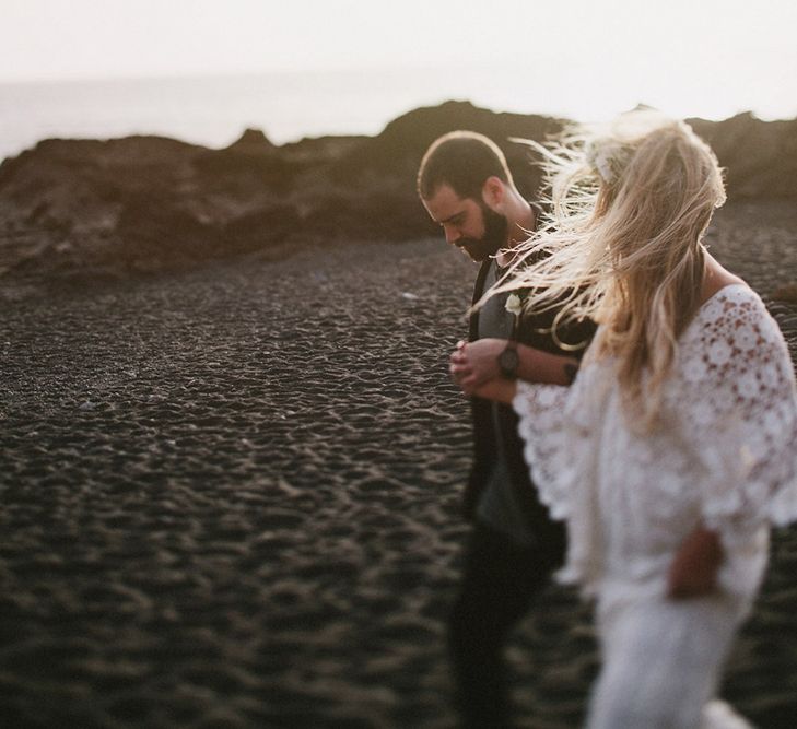 Lanzarote Elopement With Styling By Best Day Ever & Images From Marcos Sanchez