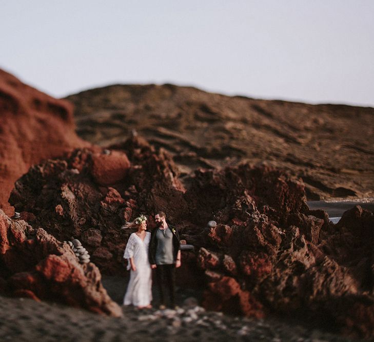 Lanzarote Elopement With Styling By Best Day Ever & Images From Marcos Sanchez