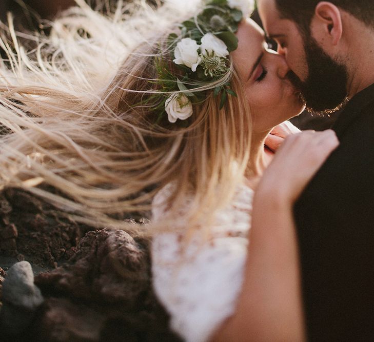 Lanzarote Elopement With Styling By Best Day Ever & Images From Marcos Sanchez