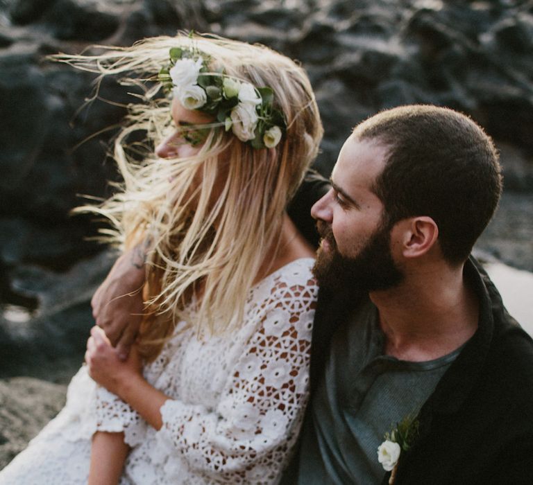 Lanzarote Elopement With Styling By Best Day Ever & Images From Marcos Sanchez