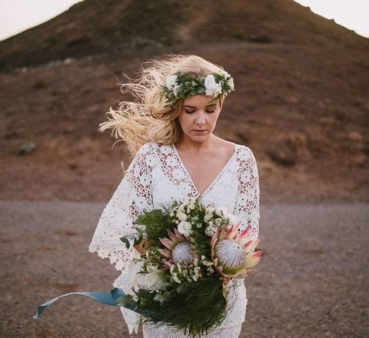 Lanzarote Elopement With Styling By Best Day Ever & Images From Marcos Sanchez