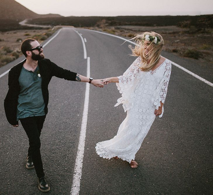 Lanzarote Elopement With Styling By Best Day Ever & Images From Marcos Sanchez