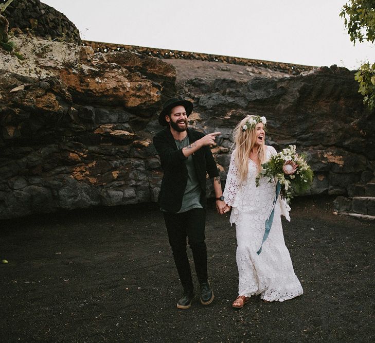 Lanzarote Elopement With Styling By Best Day Ever & Images From Marcos Sanchez