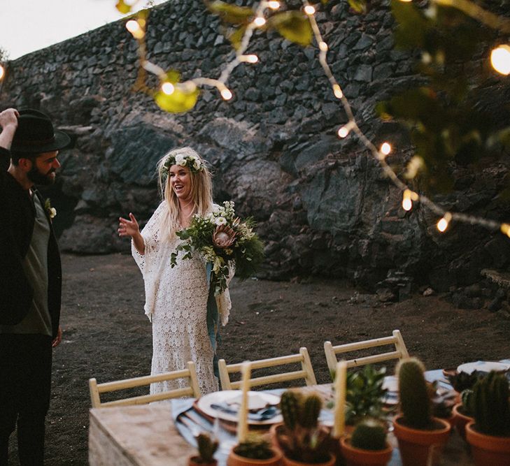 Lanzarote Elopement With Styling By Best Day Ever & Images From Marcos Sanchez