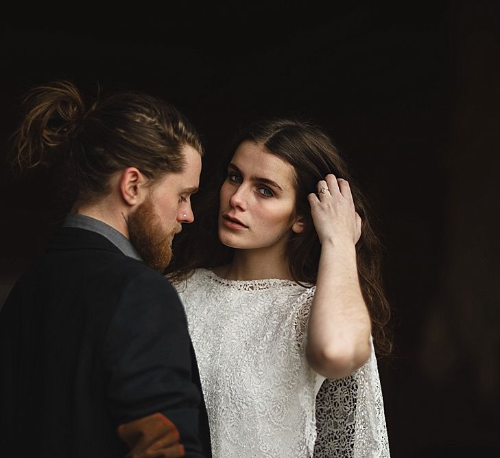 Edgy Icelandic Elopement Planned And Styled By Matthew Oliver Weddings With Charlie Brear Bridalwear And Images From Daniel Colvin Photography