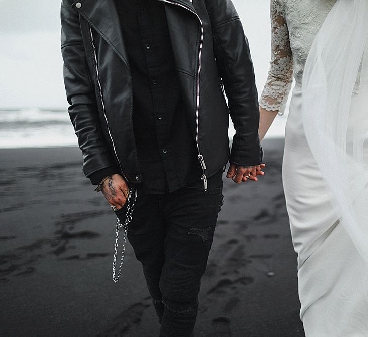 Edgy Icelandic Elopement Planned And Styled By Matthew Oliver Weddings With Charlie Brear Bridalwear And Images From Daniel Colvin Photography