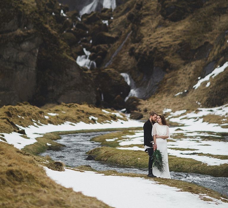 Edgy Icelandic Elopement Planned And Styled By Matthew Oliver Weddings With Charlie Brear Bridalwear And Images From Daniel Colvin Photography