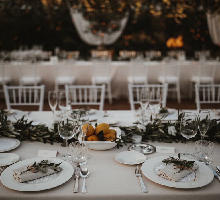 Romantic And Elegant Destination Wedding In Puglia Italy With Outdoor Ceremony And Reception With Bride In Hermione De Paula And Images From James Frost